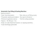 Automatische Cup Fill Seal Machine (Automatik Modell)